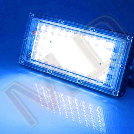 Image of MLD 10W Led Flood Light AC 220V Waterproof Brick focus Flood lights for indoor outdoor Lights | Blue | 10 Watt | Pack Of 10