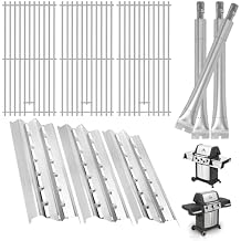 Grill Parts for Broil King Signet 320, 9868-84, 9868-87, 9864-54, 9868-54, 9868-57, Replacement for Broil King Sovereign 70, 90, 20 Grill Grates & Stainless Steel Heat Plates/Burner Tubes