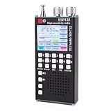 [Construction et connectivité haut de gamme] Conçue pour la durabilité et la commodité, cette radio dispose d'un corps élégant en alliage d'aluminium avec un écran tactile IPS de 2,4 pouces et un clavier numérique.avec le double mode Bluetooth 5.0 et une batterie de grande capacité, il équilibre parfaitement la réception professionnelle et la portabilité ultime.