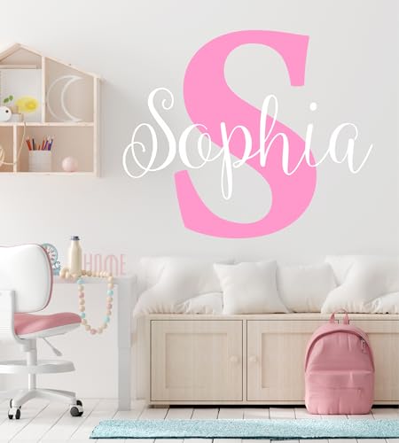 Vinilo decorativo personalizado con nombre para pared miniatura 6