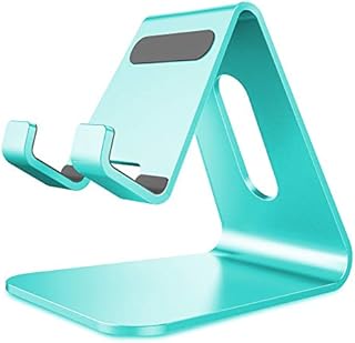 Lucrave Cell Phone Stand, Cradle, Holder,Aluminum Desktop Stand Compatible with Switch, All Smart Phone, iPhone 12 Mini, 12 Pro Max 11 Pro Xs Max Xr X Se 8 7 6 6s Plus SE 5 5s-Rose Gold