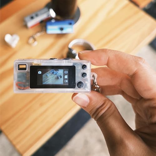KODAK CHARMERA Anahtarlık Dijital Fotoğraf Makinesi Sürpriz Kutu Tekli Kutu (1 Adet) Mini Kamera, Dijital Kamera,Video Kayıt,Çanta Süsü,1.6MP, Mikro SD Kart Yuvası,Yeni Başlayanlar,Gençler ve İçin - Görsel 6