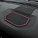 JDMCAR Console, Cup, Door Liner Accessories Kit Compatible with Toyota Tundra 2020 2019 2018 2017 2016 2015 2014 (Bucket Seat, Red Trim) -26 PC Set