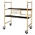 Metaltech Mini Folding Steel Scaffold - 500Lb. Capacity, 39in.W x 21 1/2in.D x 46in.H, Model# I-IMCN