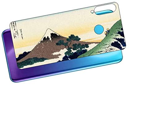 ClearView HUAWEI P30 lite対応 背面保護フィルム 浮世絵プリント (葛飾北斎 「富嶽三十六景 甲州犬目峠」)