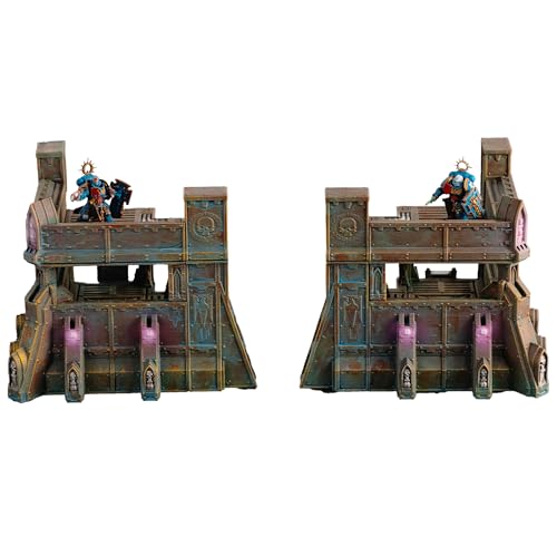 Forward Guard Corner Bunkers Miniature Terrain for Wargames and RPGs 28/32mm Scale