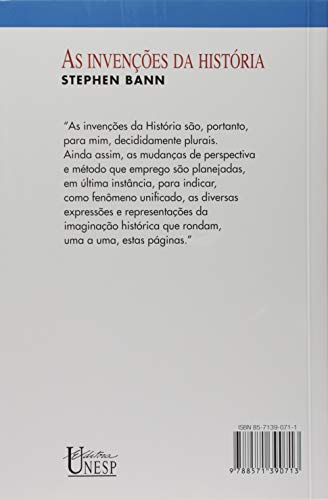As invenções da história: Ensaios sobre a representação do passado