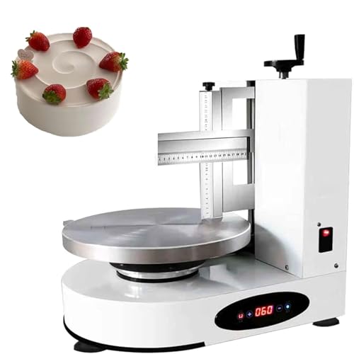 Elektrische Buttercreme-Verteilermaschine für Torten, einstellbare Schichtdicke und geräuscharmer Drehteller für sanfte, intelligente Steuerung, perfekt zum Dekorieren von Torten