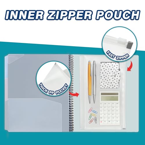 Dossiers à spirales H4D pack de 24 pour ranger facilement vos cours - 7