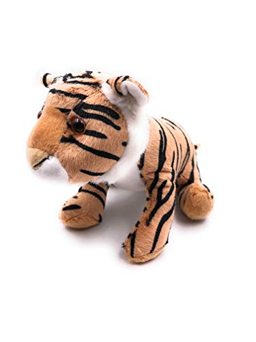 Peluche Tigre Marron Onwomania grand chat doux pour chambre d'enfant