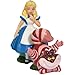 Westland Giftware Alice and Cheshire Cat Magnetic Ceramic Salt and Pepper Shakers, 4-Inch
