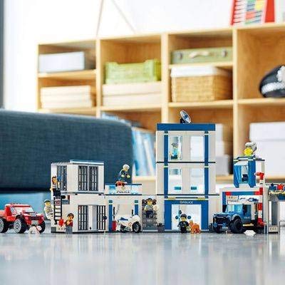 LEGO City Police Station 60246 Police Toy, Fun Building Set for Kids (743 Pieces)