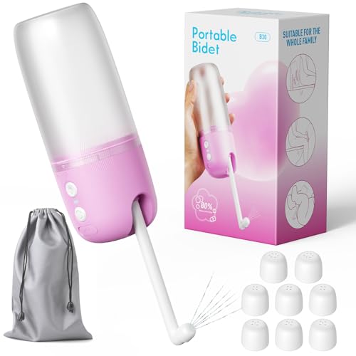 Bidé Portátil, 3 Modos de Presión, Pulverizador Eléctrico Para Inodoro, Mini Bidé de Viaje Personal de Mano Recargable Para Limpieza de Higiene Personal, Lavado De Bebé, Cuidado Posparto Relajante