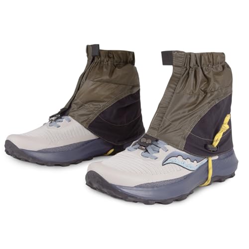 Lightweight Low Gaiters for Hiking Boots and Shoes, Waterproof Ankle Gaiters Leg Gaiter for Walking Hiking Camping Climbing Backpacking
