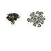 50 PC De Plata Tibetano De Los Encantos Del Corazón De Filigrana...