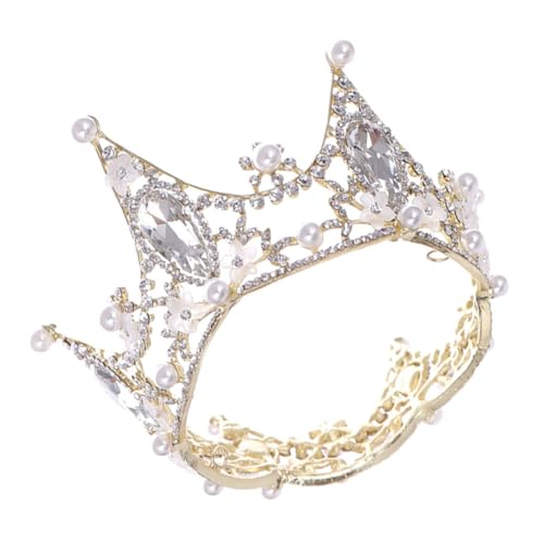 Couronne de mariage brillante VICASKY et diadème baroque pour mariée