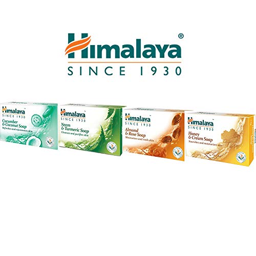Image of Himalaya Baby Shampoo (400 ml) & Herbals Soap, Almond and Rose, 125g (Pack of 4)