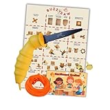 BuzzySaw Cardboard Crafter Set | Kids Safe Cutter/Knife | Three-in-One Tool [One Tool. Infinite Creations!] STEM | Educational | Classroom | 53 Piece Set
