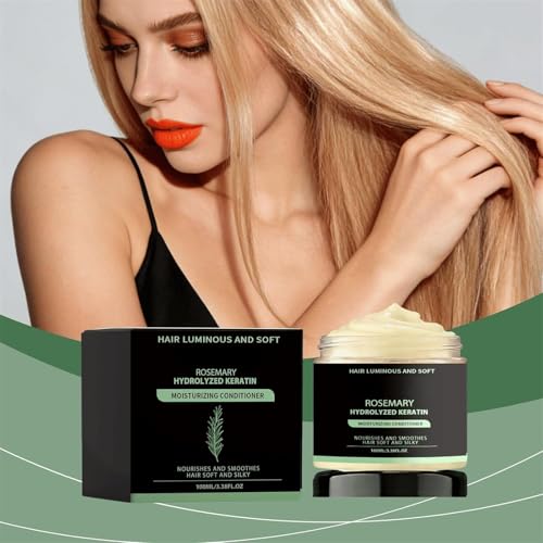 Après-shampooing kératine romarin démêlant cheveux secs abîmés - 2