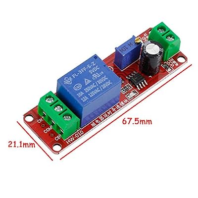 1 PCS NE555 Timer Switch Adjustable Module Time Delay Relay Module DC 5V Delay Relay Shield