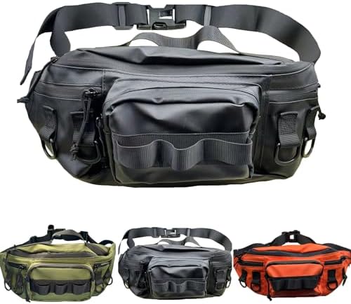 Fishing Fanny Pack for Men -Fishing Fanny Pack-Lightweight and Durable Fishing Sling Pack