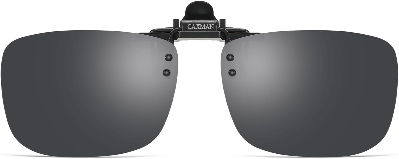 Polarized Clip-on Flip Up Metal Clip Rimless Sunglasses for Prescription Glasses