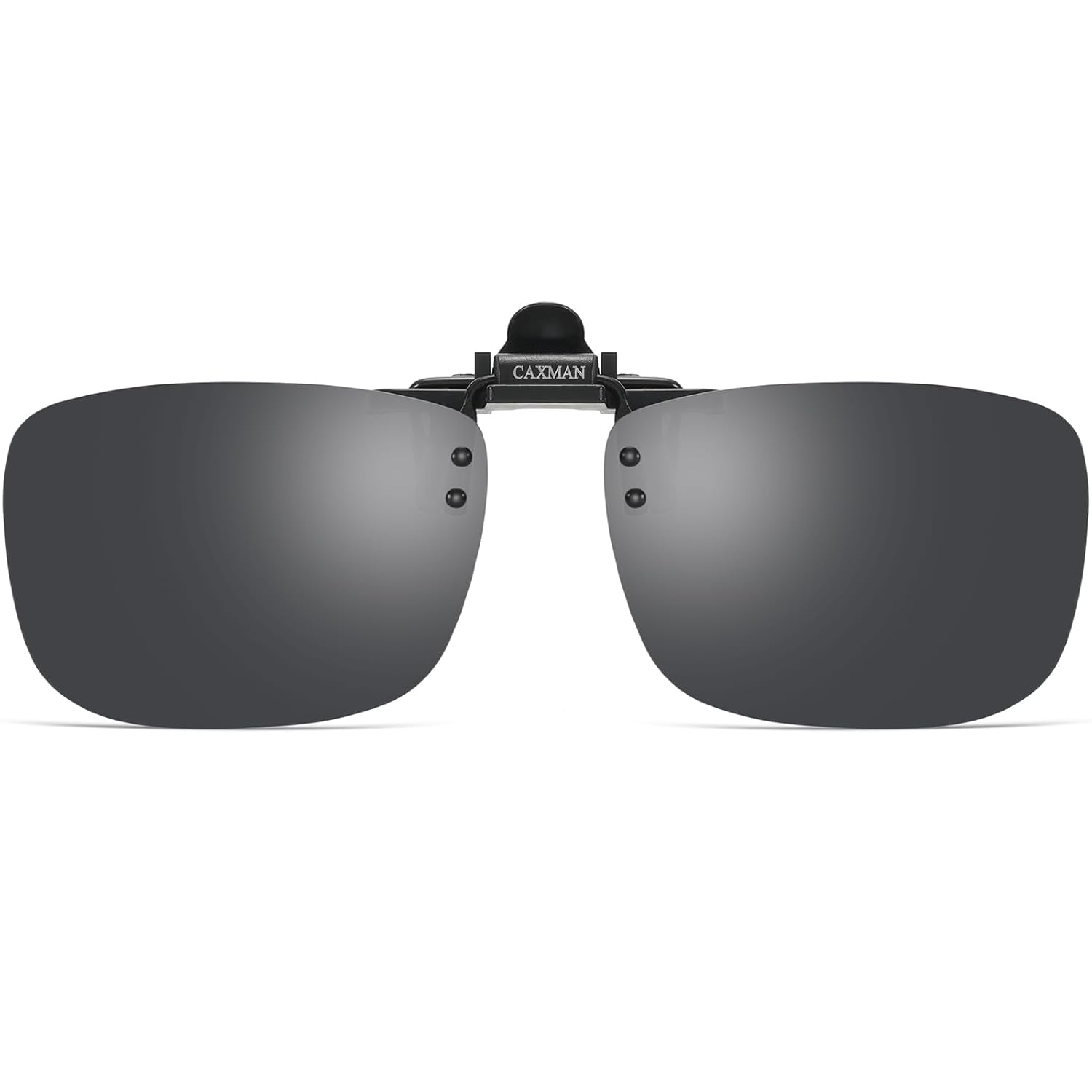 Polarized Clip-on Flip Up Metal Clip Rimless Sunglasses for Prescription Glasses