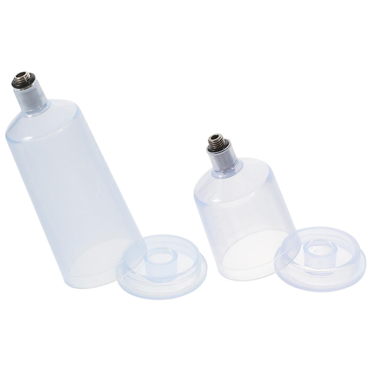 SEWACC 2Pcs Replaceable Airbrush Bottles Paint Containers for Airbrush Art Paint Jars for Easy Refilling and Versatile Use