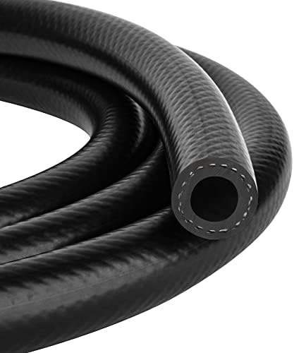 1/2 Inch (12mm) ID Fuel Line Hose 10FT NBR Neoprene Rubber Push Lock Hose High Pressure 300PSI for Automotive Fuel Systems Engines