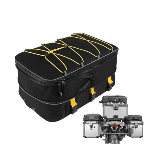 Rangement bagages et sacoches universelles de boîte supérieure jaune