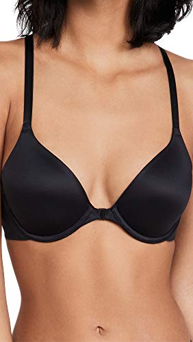 b.tempt'd Women's Future Foundation Front Close Racerback T-Shirt Bra, Sheer, Night, 34DD