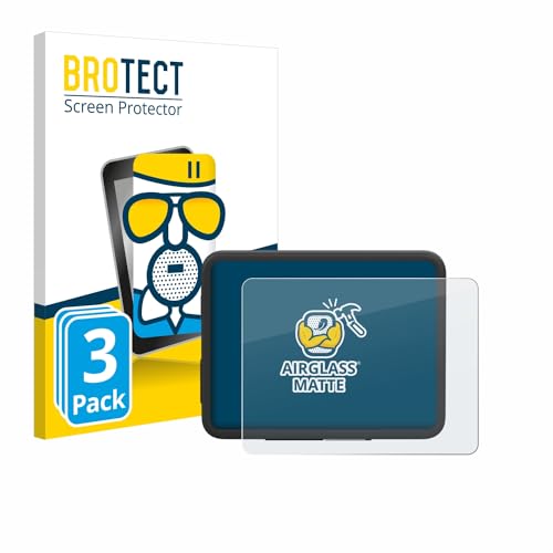 brotect Anti-Glare Glass Screen Protector Matte compatible with GoPro Display Mod (3 Pack) - Anti-Scratch 9H Protection Film