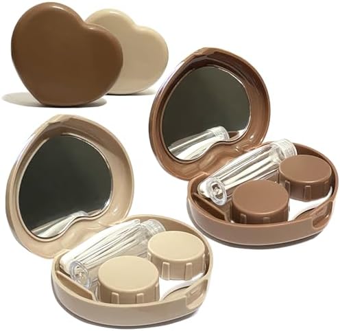 Contact Lens Case, Travel Size Cute Contact Lenses Applicator Rem...
