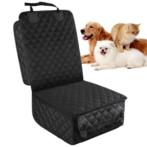 Euyaita Housse de Siège Avant Imperméable pour Chien Protecteur Siège Voiture Universelle Couverture Intégrale Antigriffures pour Animaux de Compagnie pour Voitures SUV