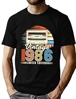 Soft Fabrics: The Vintage 1985 T Shirt Men is made of Rayon, soft and comfortable; The combination of polyester and spandex makes this top very soft and comfortable; This even repeatedly rubbing, it will quickly without leaving wrinkles Unique Design...