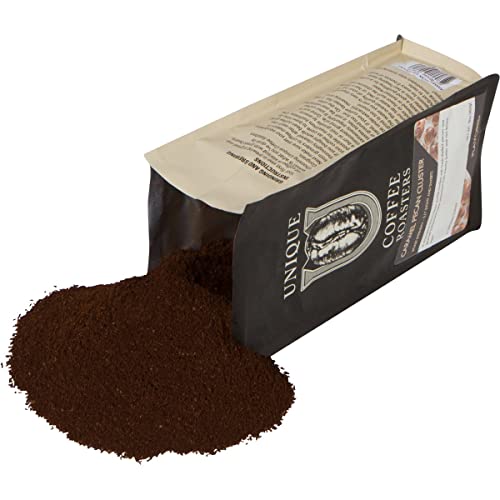 Caramel Pecan Flavored Ground Coffee, 1 Lb (16 Oz) Bag, Medium Roast, 100% Arabica Premium Quality Flavor #TOP2