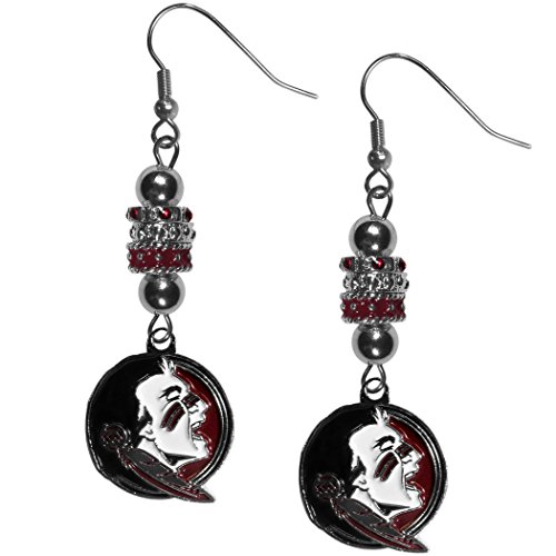 NCAA Siskiyou Sports Womens Florida State Seminoles Euro Bead Earrings One Size Team Color
