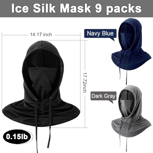 Image of Cooling Balaclava Face Mask Breathable Full Head Mask Sun Protection Neck Cover UV Face Cover for Men Women