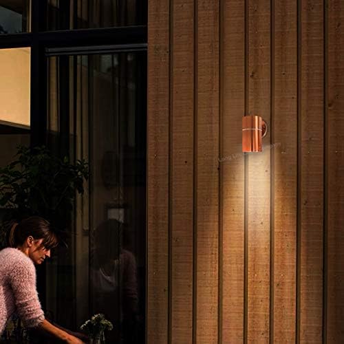 Long Life Lamp Company Modern Outdoor Wall Light Copper Finish IP65 ZLC098C