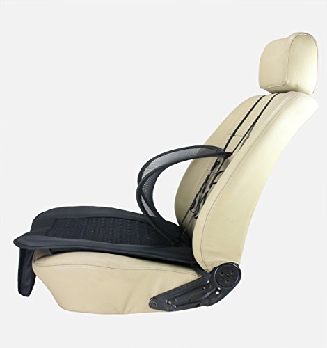 ObboMed SA-4270 12V Cooling Ventilated Breathable Air Flow Car Seat Fan Cushion, with Adjustable Lumbar Mesh Support, Special Fitting for Car, Automobile, Vehicle Long Drive Solution