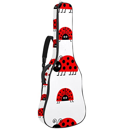 Sac à dos guitare acoustique imperméable contre les chocs et l'humidité avec organiseur