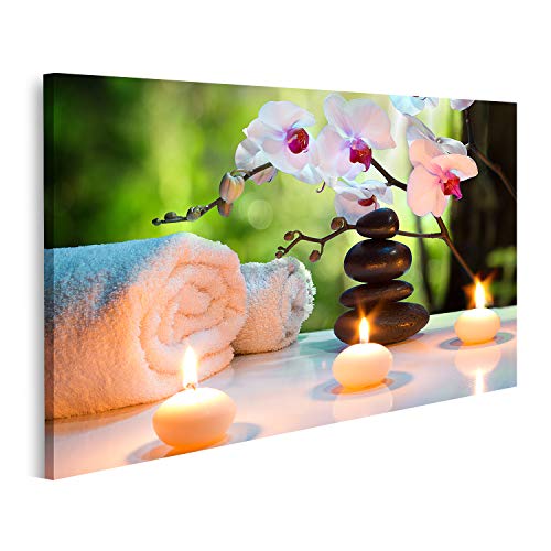 Tableau sur toile de massage pour créer un salon de beauté et bien-être à la maison