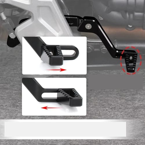 Levier vitesse moto pliable pour explorer les pistes en Tenere 700 XTZ690 - 4