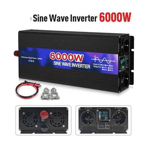 Onduleur Sinusoïdale 6000W 60V Transformateur Électrique Stable contre Surtensions - 2