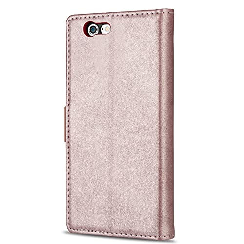 AHUOZ Capa flip para celular iPhone 6 Plus, capa de celular dobrável, tipo carteira protetora, compa