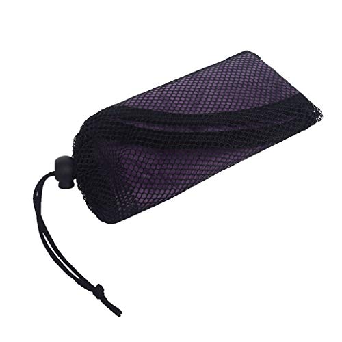 Tapete de espuma dobrável impermeável Tongina almofada de assento com bolsa de bolso - roxo