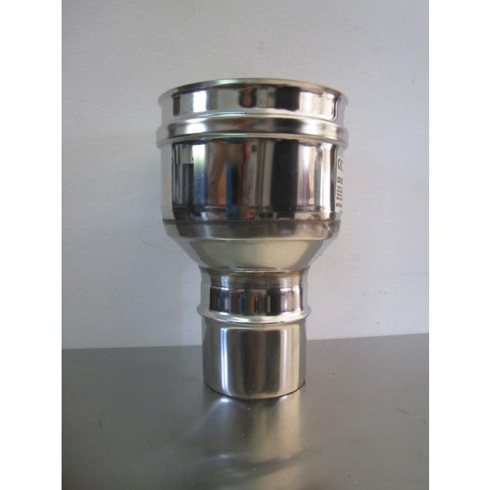 ODM Termobrico Riduzione/Aumento di diametro per canna fumaria ACCIAIO INOX AISI 316 -VARIE MISURE- (ø M 130/180 F ø)