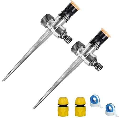 Arroseurs pour jardin avec base métallique réglable 0-360° - 2