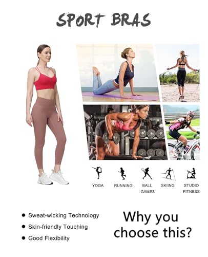 Image of MotoRun Bralettes for Women, Strappy Sports Bra Push up Bralette Sexy Bras Rave Top