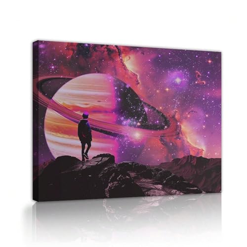 Affiche de plage extraterrestre pour creer une ambiance de salon futuriste et cosmique